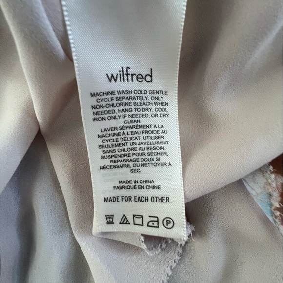 Aritzia Wilfred Tempest Mini Dress Floral Print – Size M - Picture 9 of 9